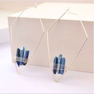 🍋2/$30 New Anthro Quartz Earrings